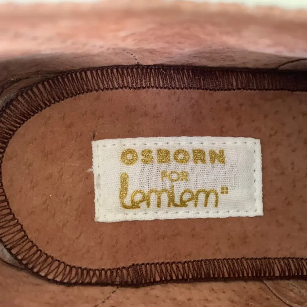 Osborn for Lem Lem Casual Lace Up Shoes in‎ Cream/Black